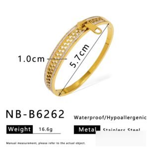 Stainless Steel Geometric Vintage Hollow Bangle Wholesale product image