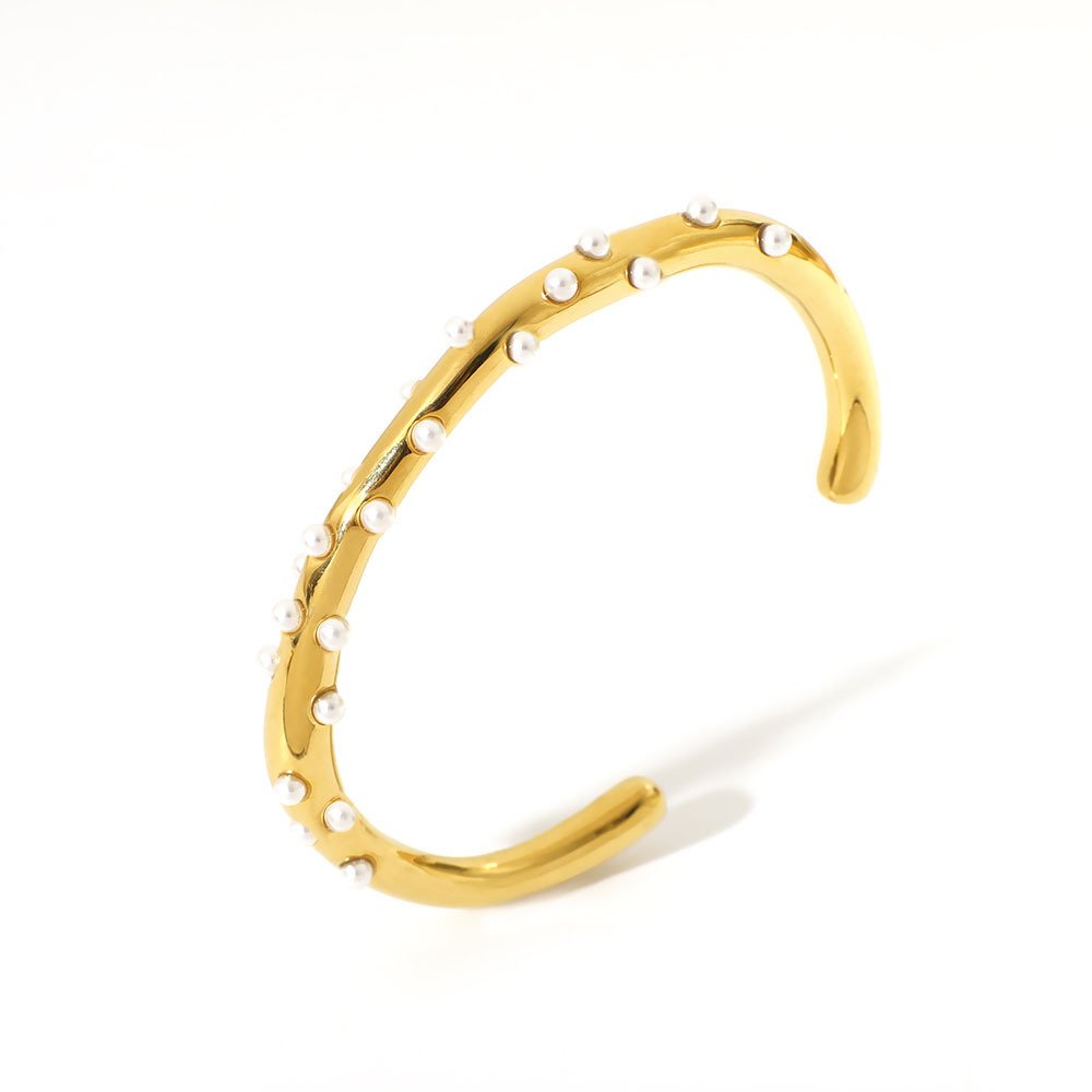Stainless Steel CZ Minimalist Bangle Style DM5030014 Wholesale product image