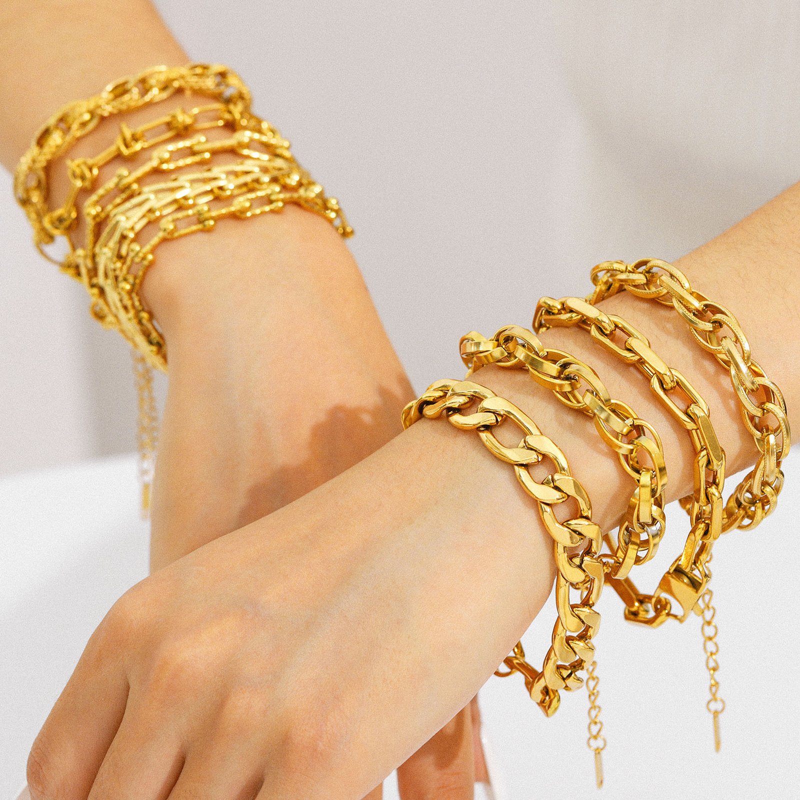 Stainless Steel Flower Snake Bracelet Wholesale product image