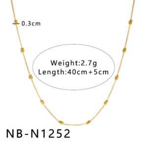Stainless Steel Hollow Necklace Wholesale product image