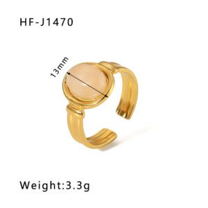 Stainless Steel Geometric Vintage Ring Wholesale product image