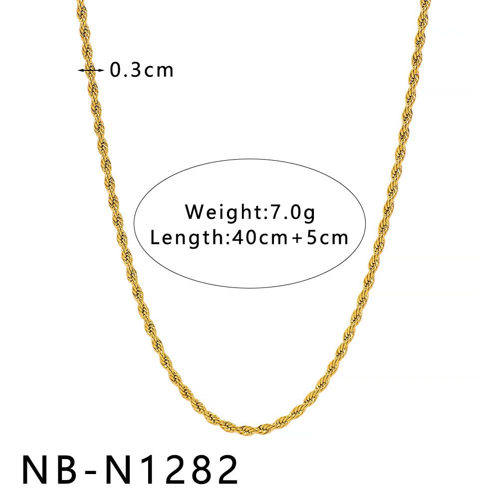 Stainless Steel Hollow Necklace Wholesale product image
