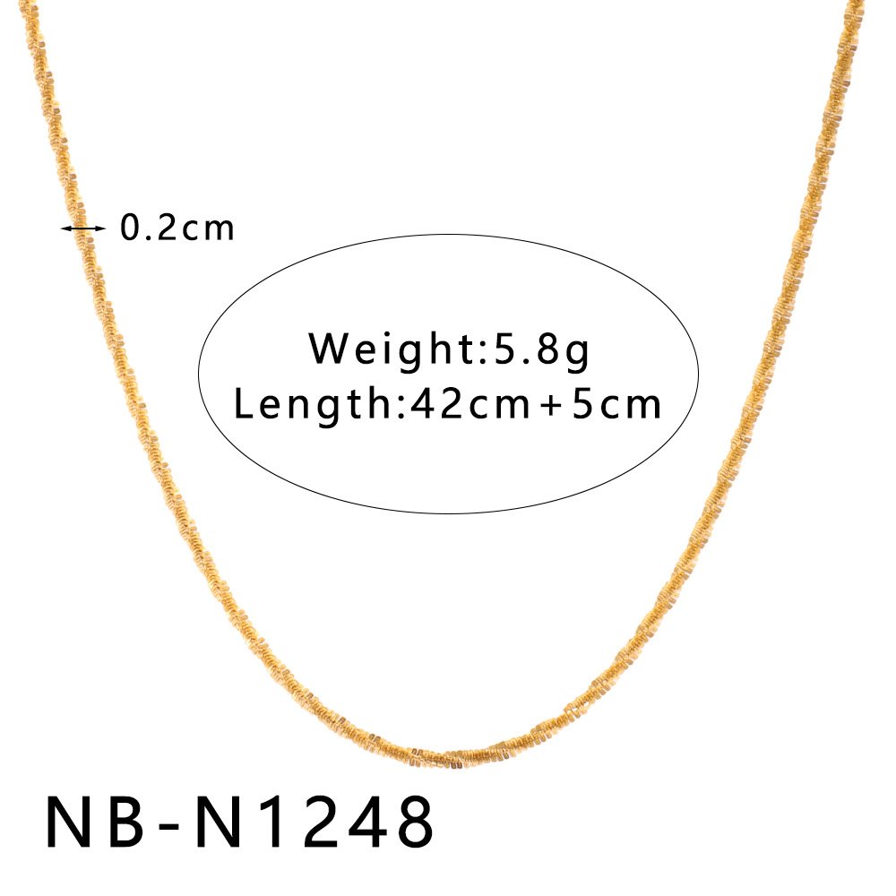 Stainless Steel Hollow Necklace Wholesale product image