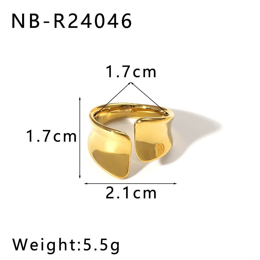 Stainless Steel Geometric Open Ring Style DM5030167 Wholesale product image