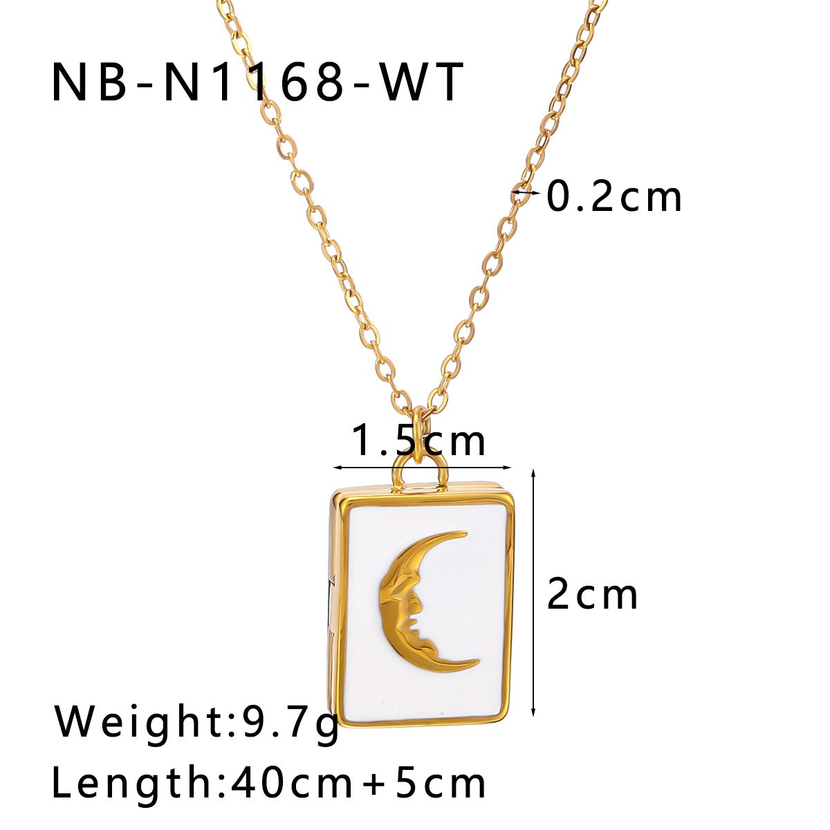 Stainless Steel Heart Enamel Jewelry Pendant Wholesale product image