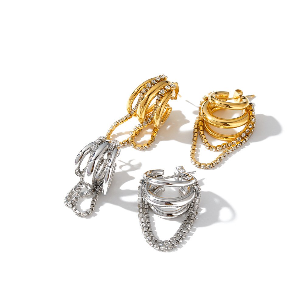 CZ Minimalist Earrings Wholesale product image