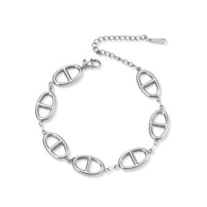 Stainless Steel Shell Heart Bracelet Wholesale product image