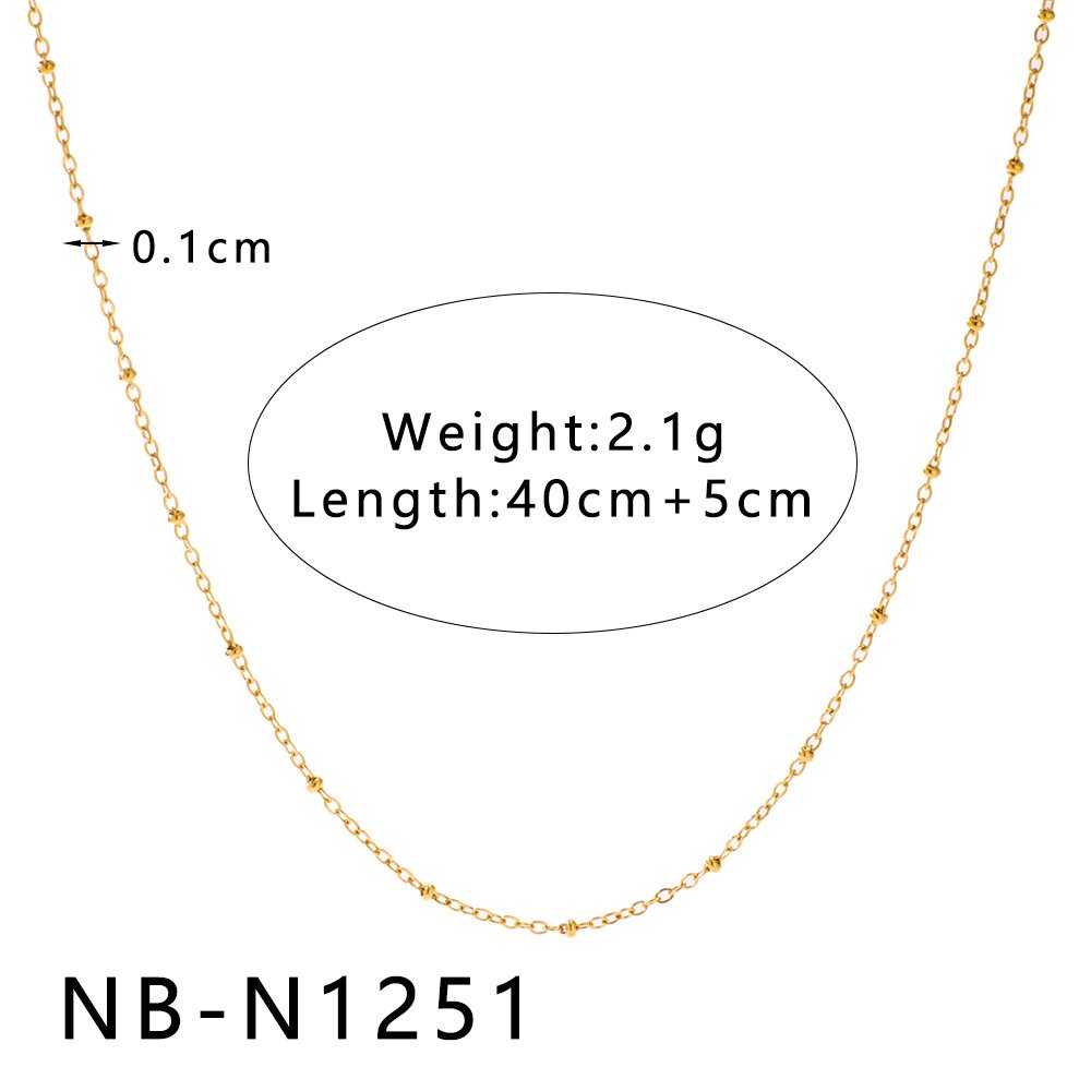 Stainless Steel Hollow Necklace Wholesale product image