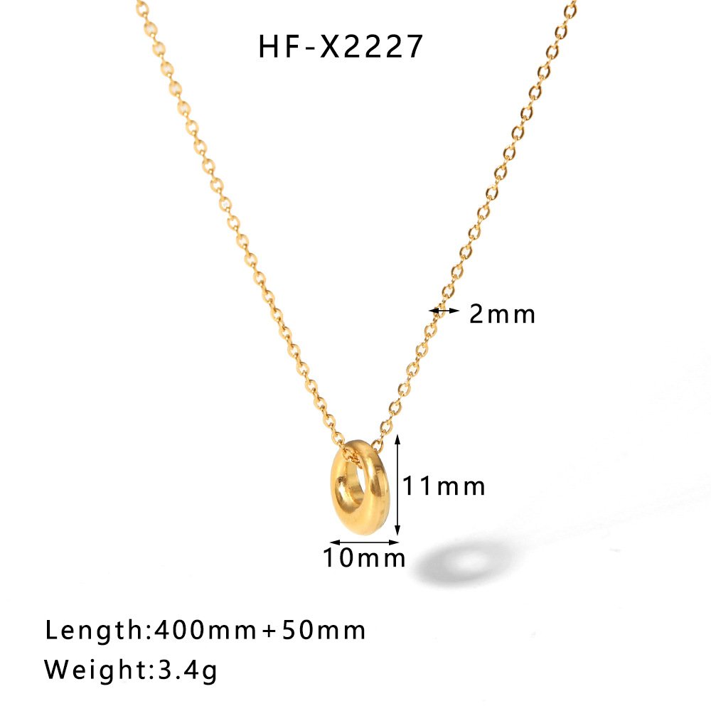 Stainless Steel Pearl Shell Heart Necklace Wholesale product image