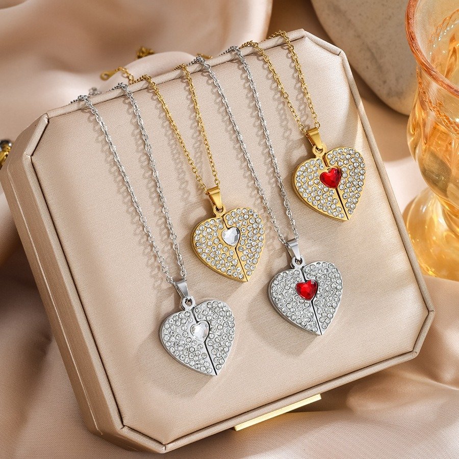 Stainless Steel Heart Jewelry Pendant Style S0750014 Wholesale product image