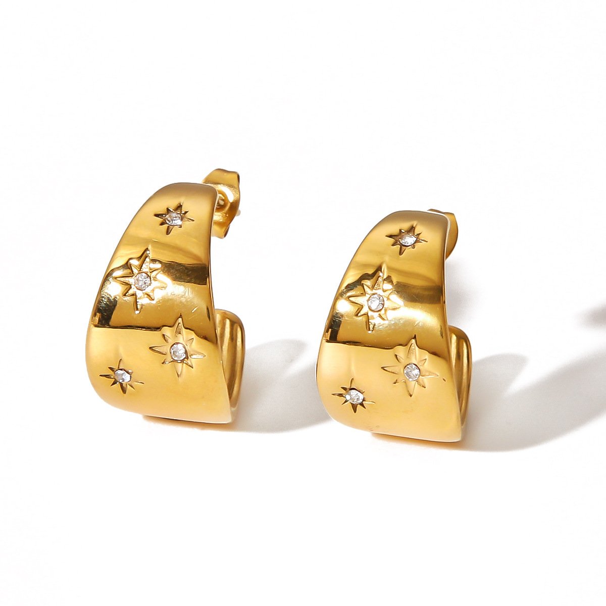 CZ Vintage Minimalist Earrings Wholesale product image