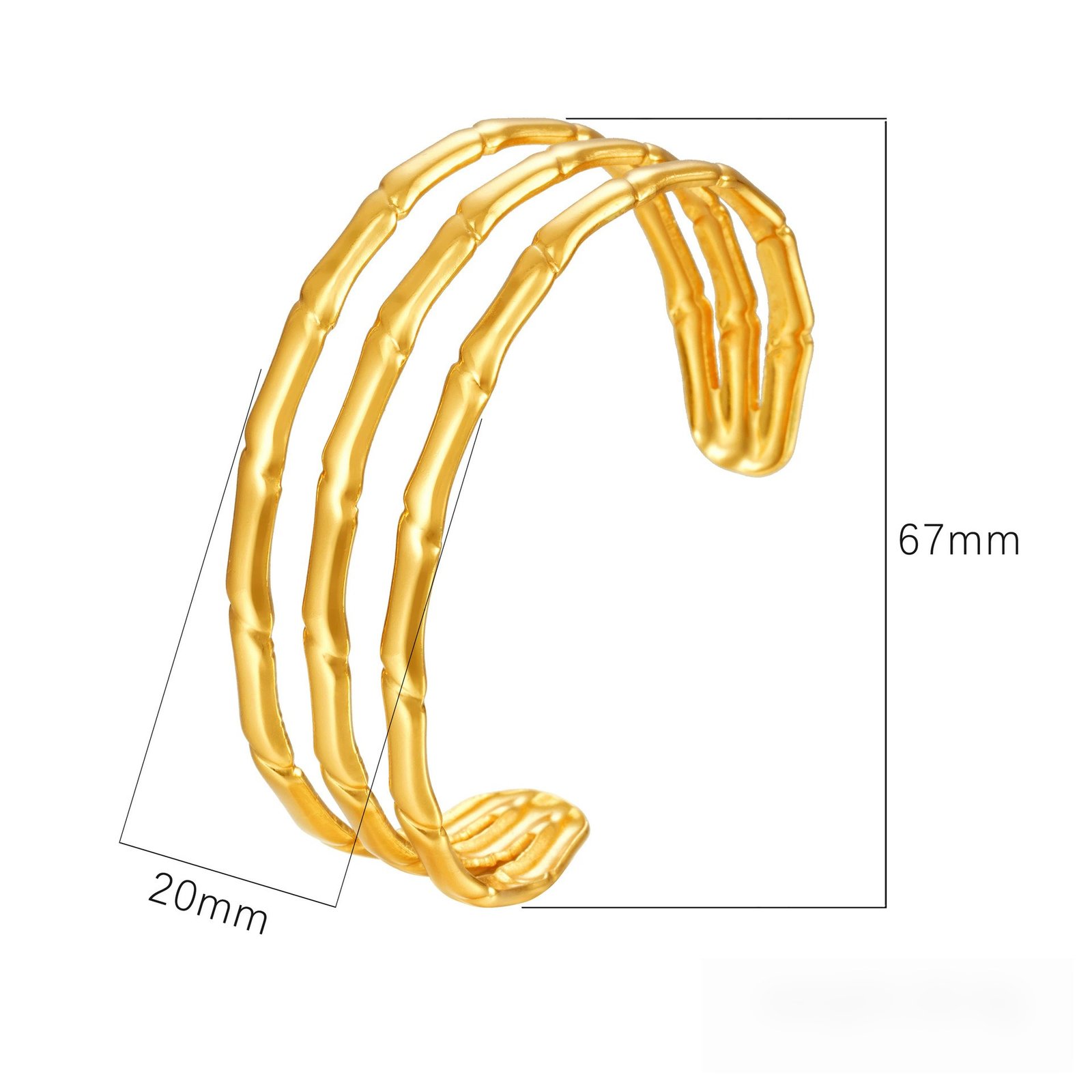 Stainless Steel Bangle Style DMEH0129 Wholesale product image