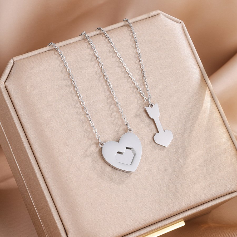 Stainless Steel Heart Jewelry Pendant Style S0750011 Wholesale product image