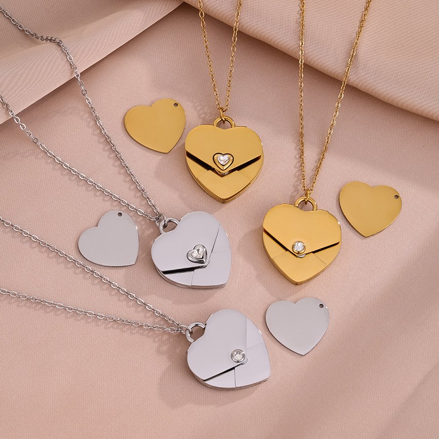 Stainless Steel Heart Jewelry Pendant Style S0750003 Wholesale product image