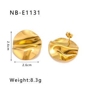 Stainless Steel Irregular Earrings Style DM5030183 Wholesale product image
