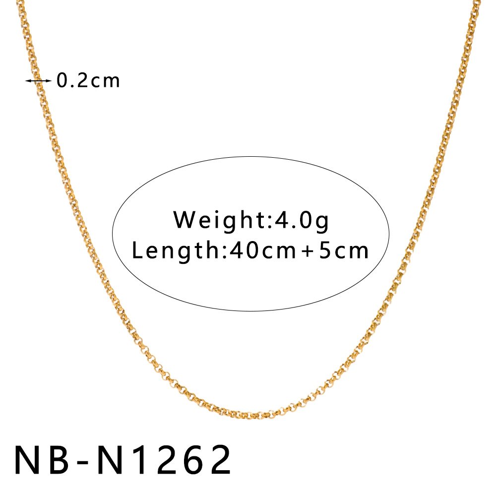 Stainless Steel Hollow Necklace Wholesale product image
