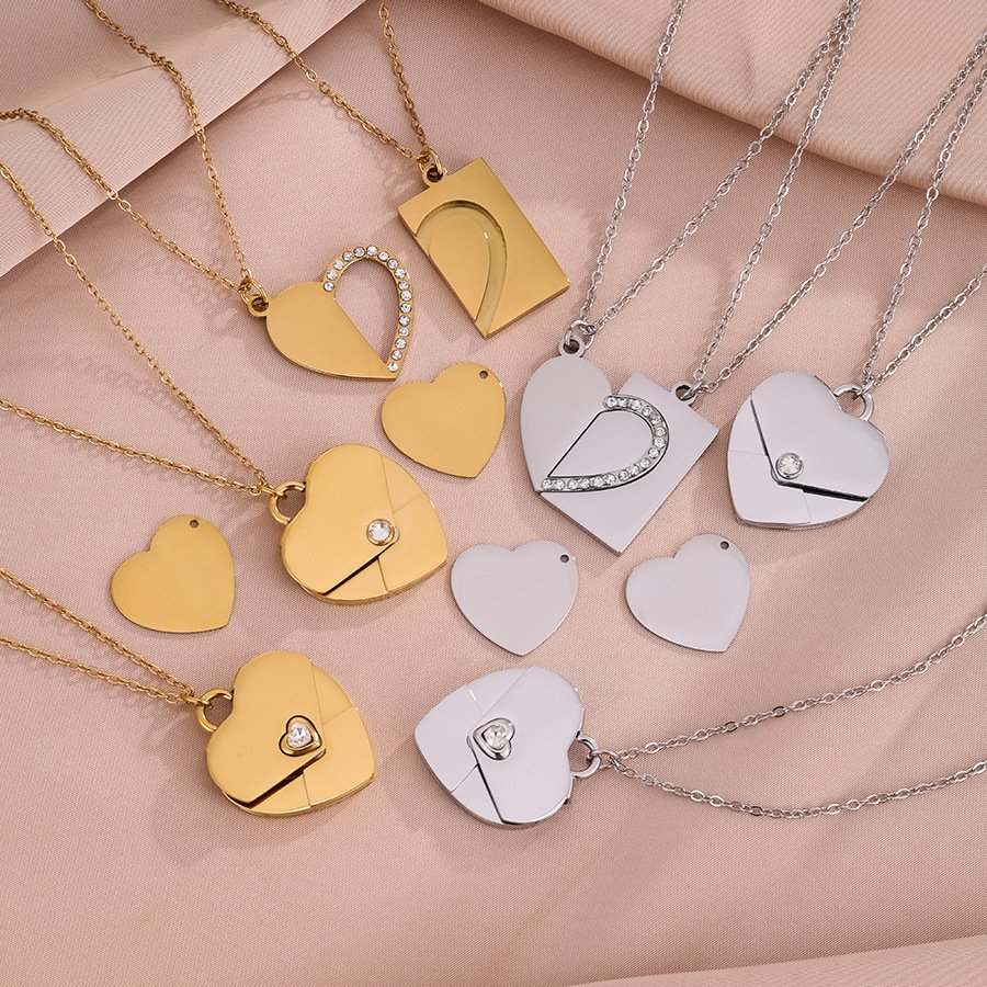 Stainless Steel Heart Jewelry Pendant Style S0750003 Wholesale product image