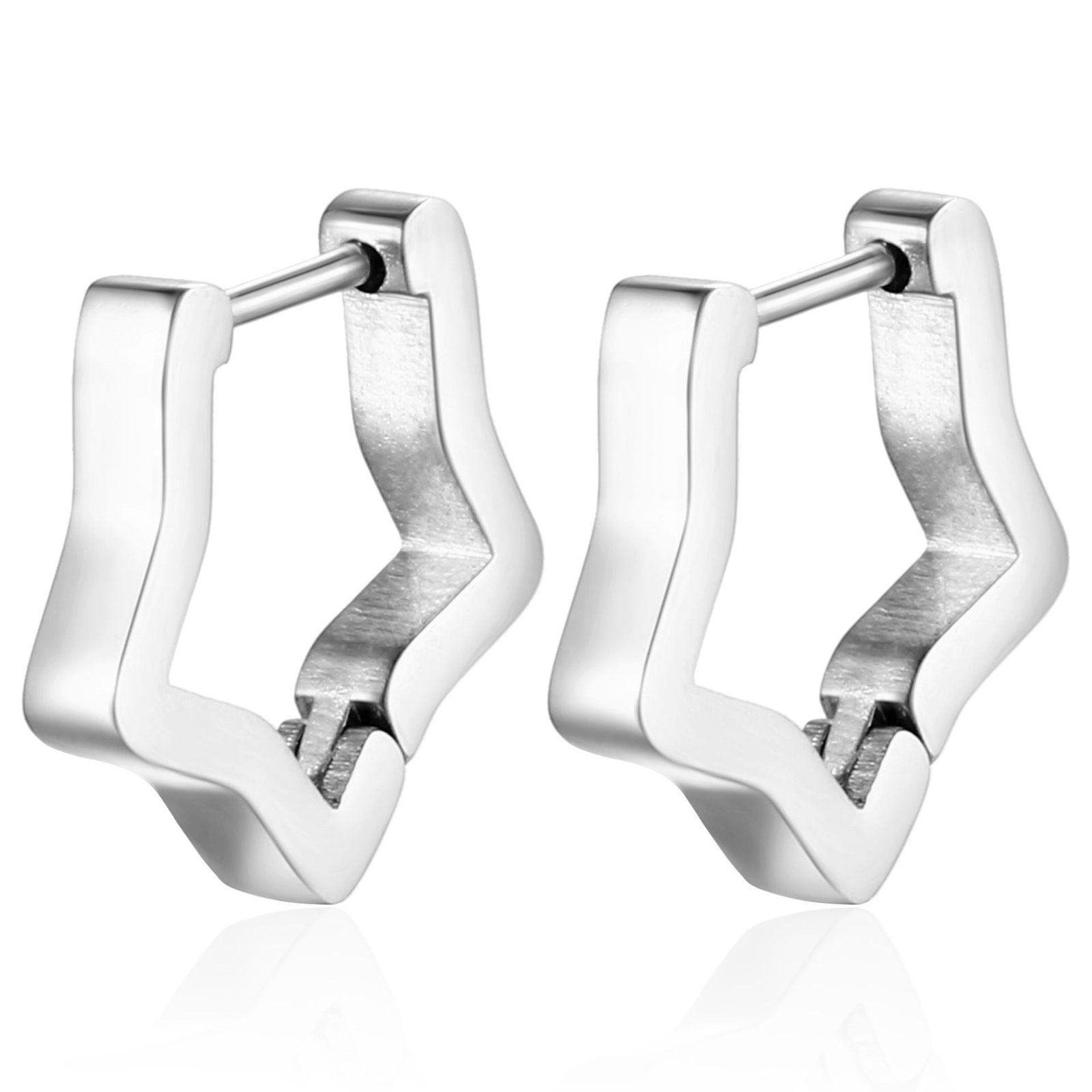 Stainless Steel Heart Earrings Style DMEH0002 Wholesale product image