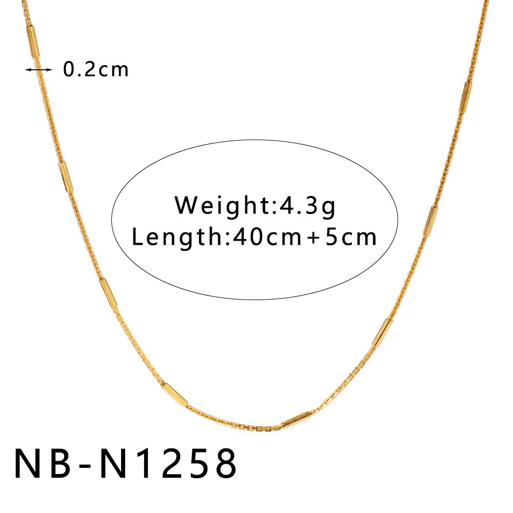 Stainless Steel Hollow Necklace Wholesale product image