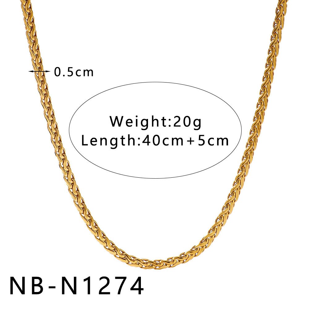 Stainless Steel Hollow Necklace Wholesale product image
