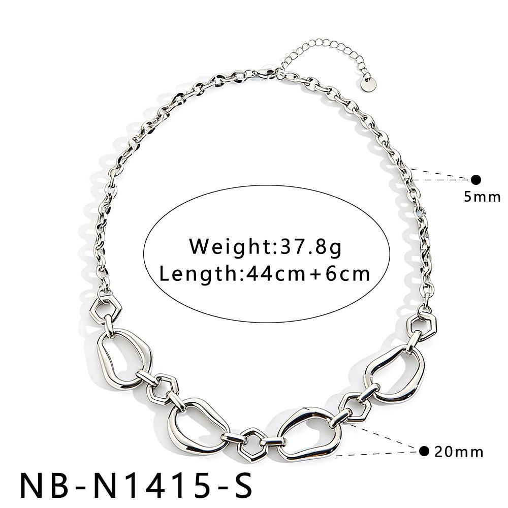 Stainless Steel Geometric Minimalist Necklace Style DM5030062 Wholesale product image