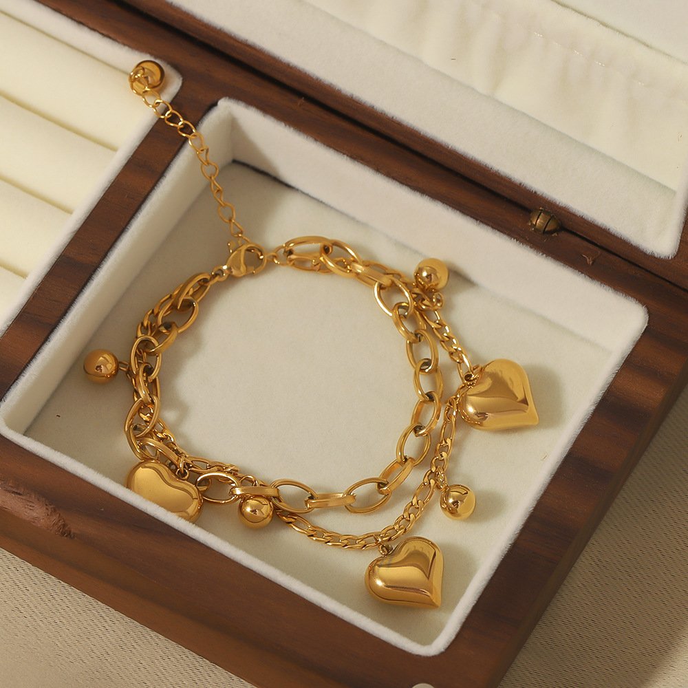 Stainless Steel Heart Jewelry Necklace Wholesale product image