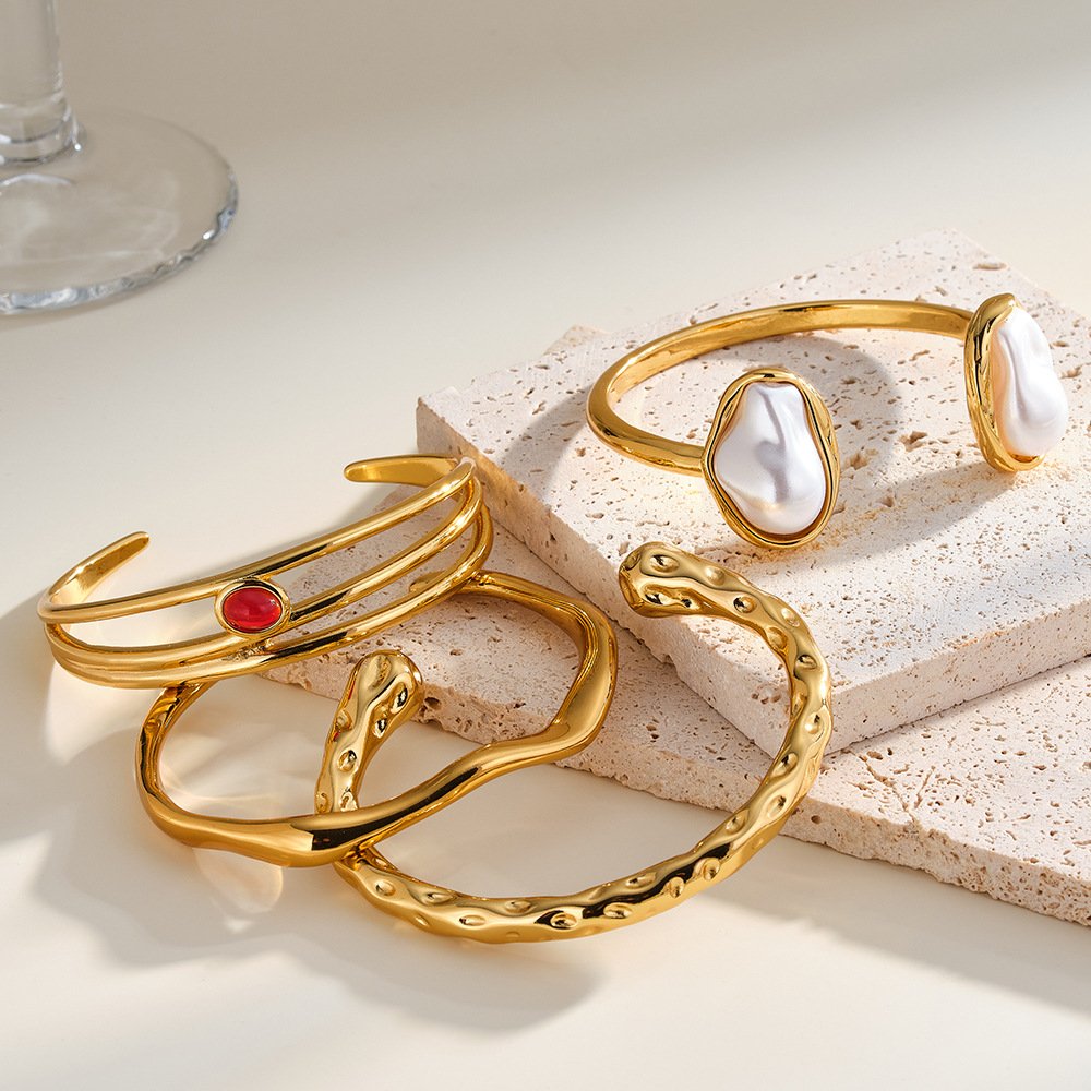 Stainless Steel CZ Bangle Wholesale product image