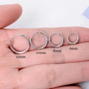 10mm 18mm 14mm 16mm 8mm 20mm 12mm 6mm Stainless Steel Nail Earrings Wholesale product image