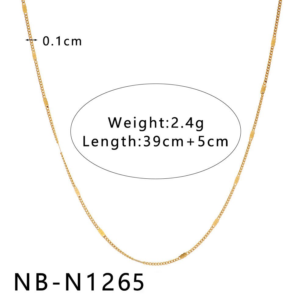 Stainless Steel Hollow Necklace Wholesale product image