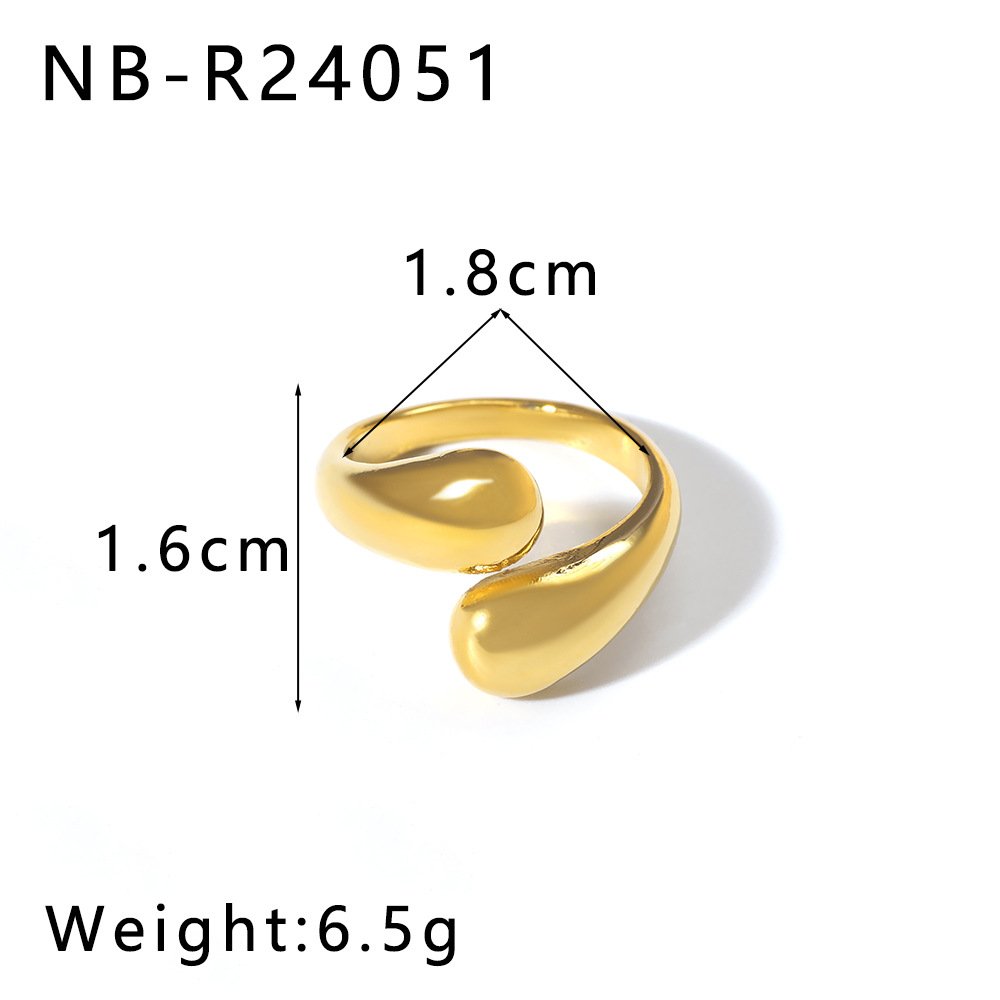 Stainless Steel Geometric Open Ring Style DM5030167 Wholesale product image