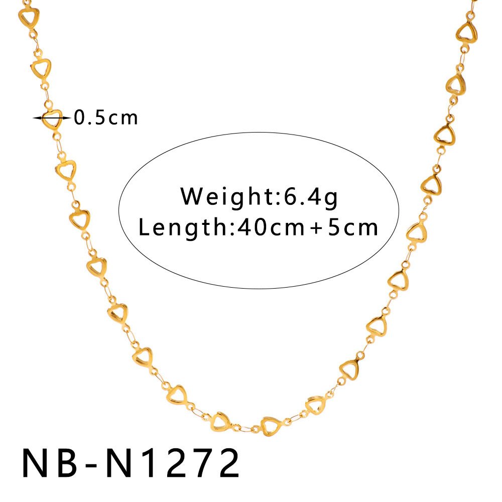 Stainless Steel Hollow Necklace Wholesale product image