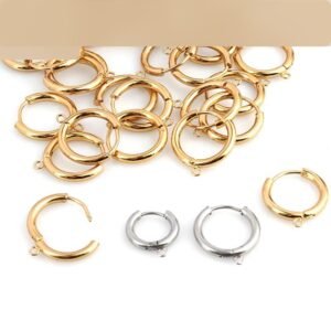 14mm 10mm 12mm Stainless Steel Nail Earrings Wholesale product image