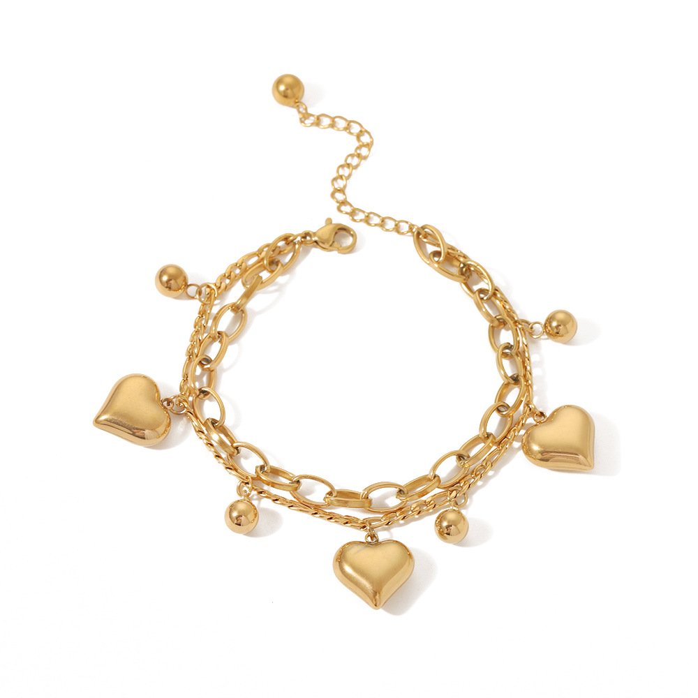 Stainless Steel Heart Jewelry Necklace Wholesale product image