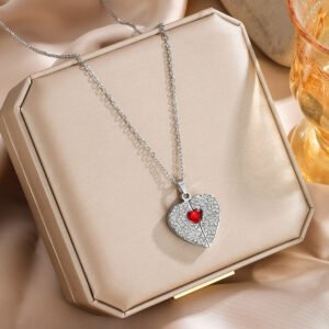 Stainless Steel Heart Jewelry Pendant Style S0750014 Wholesale product image
