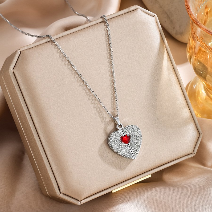 Stainless Steel Heart Jewelry Pendant Style S0750014 Wholesale product image