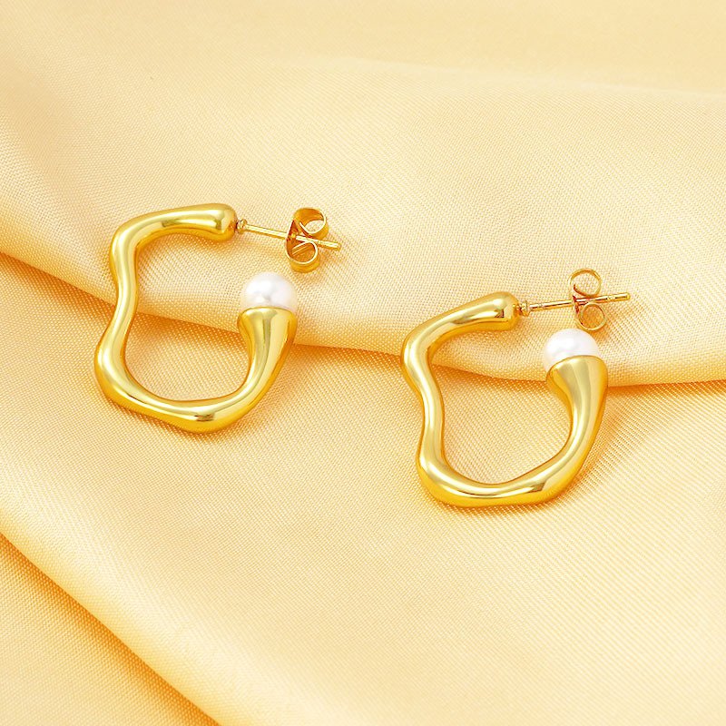 Stainless Steel Earrings Style E0191 Wholesale product image